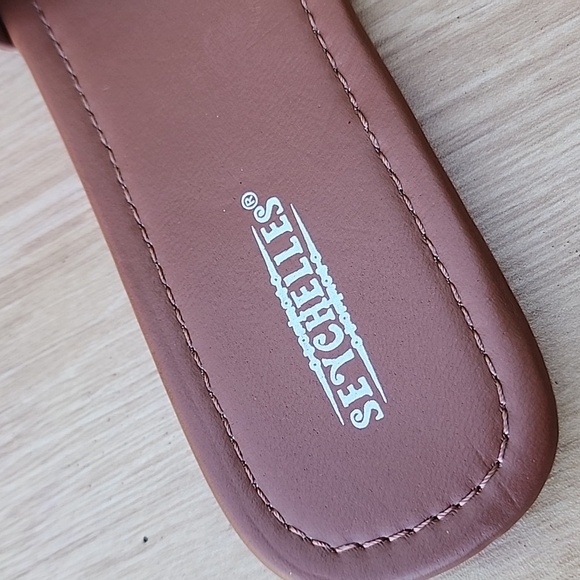 Seychelles Slide Sandals Cognac Size 7.5 NWOT - Picture 6 of 10